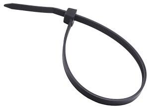 3M-STRIPS-S200x3.6 3M 7000035292 Scotchflex Plaststrips, utendørs, sort 200 mm x 3,6 mm, Pakke med 100 stk.